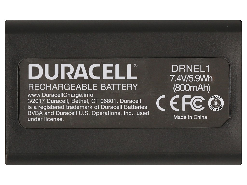 Duracell Camera Battery - replaces Nikon EN-EL1 Battery