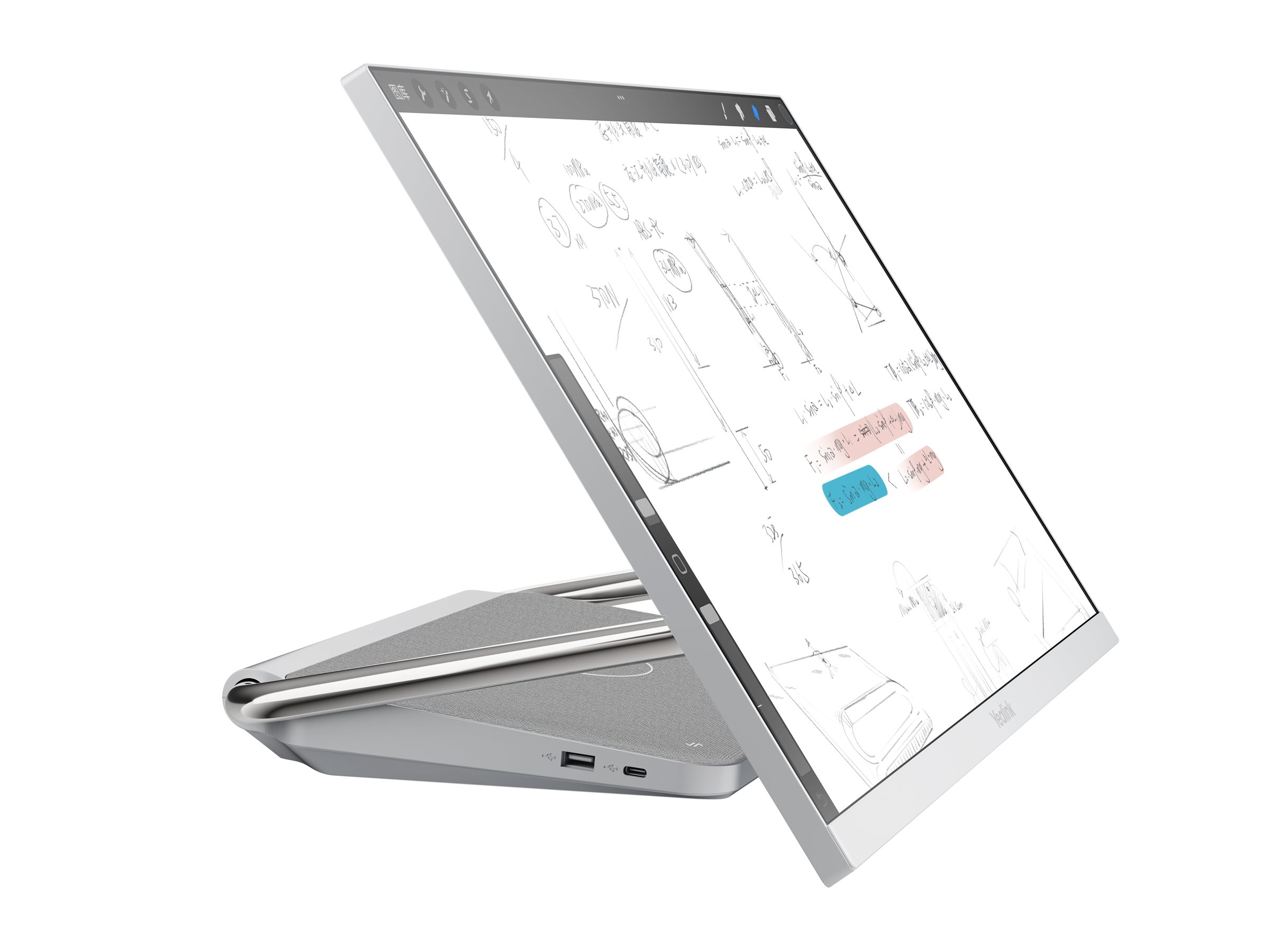 Yealink Deskvision A24 60,5 cm (23.8) 1920 x 1080 Pixel Touch screen All-in-One workstation Android 10 Argento