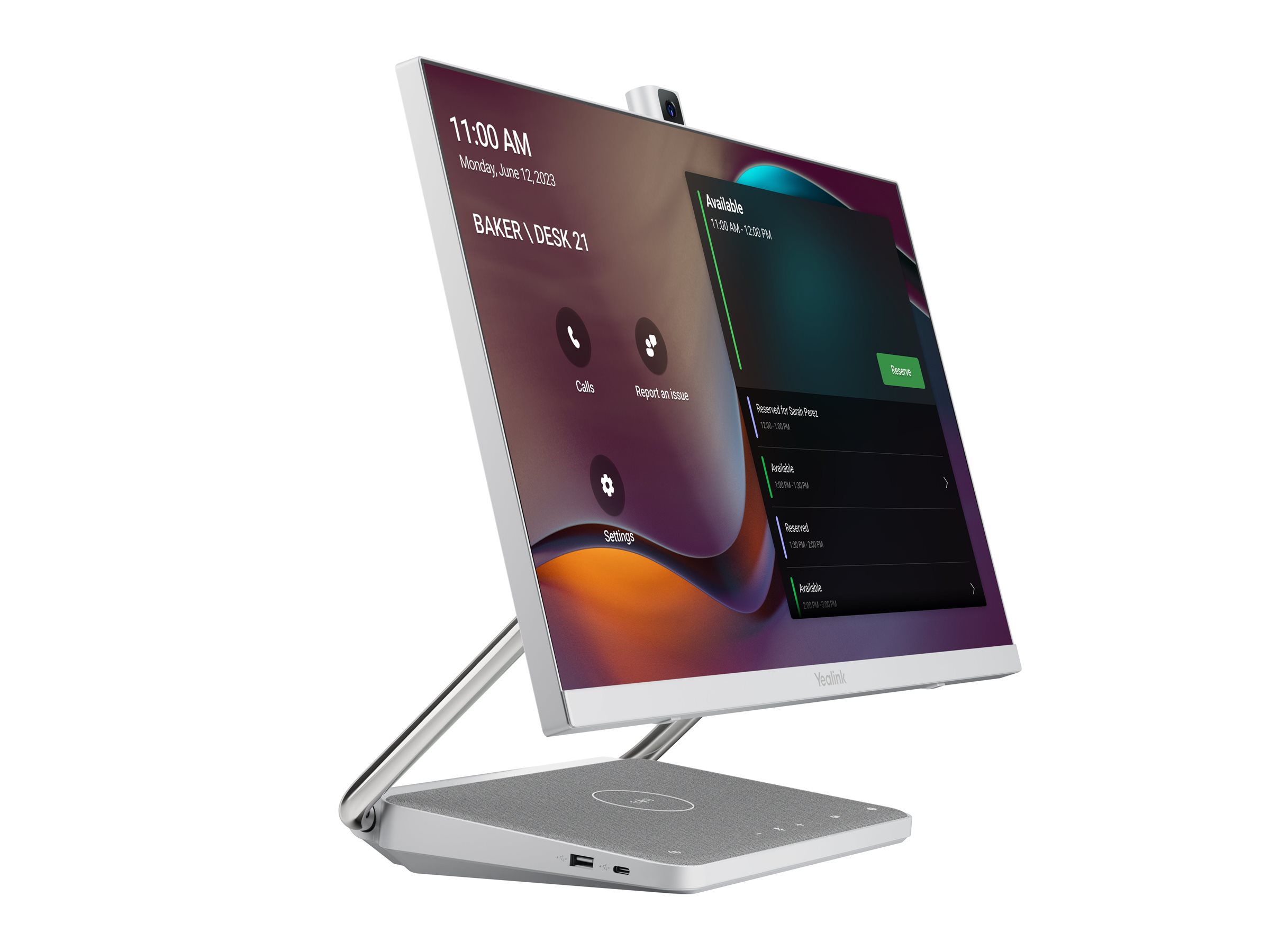 Yealink Deskvision A24 60,5 cm (23.8) 1920 x 1080 Pixel Touch screen All-in-One workstation Android 10 Argento