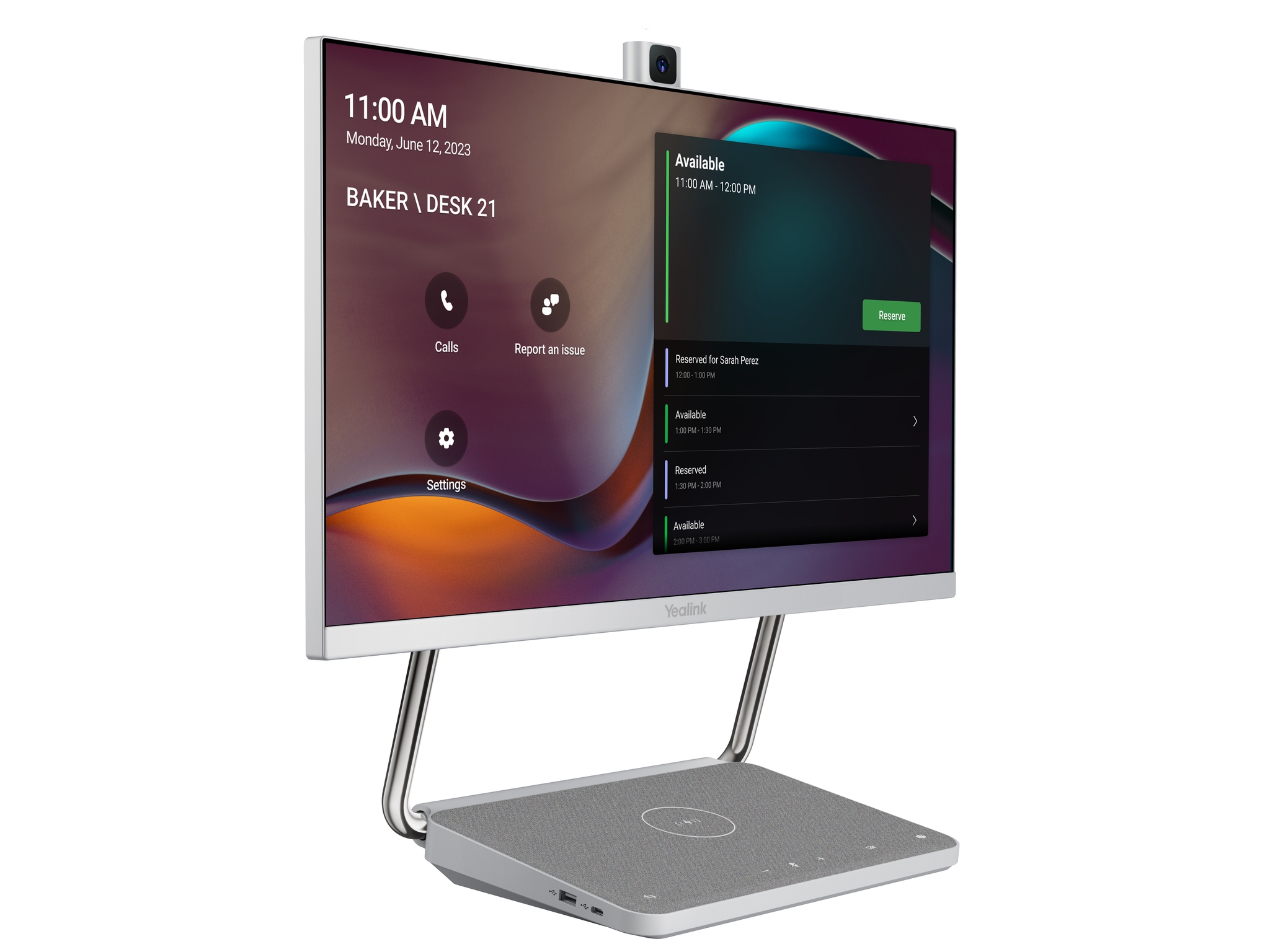 Yealink Deskvision A24 60,5 cm (23.8) 1920 x 1080 Pixel Touch screen All-in-One workstation Android 10 Argento
