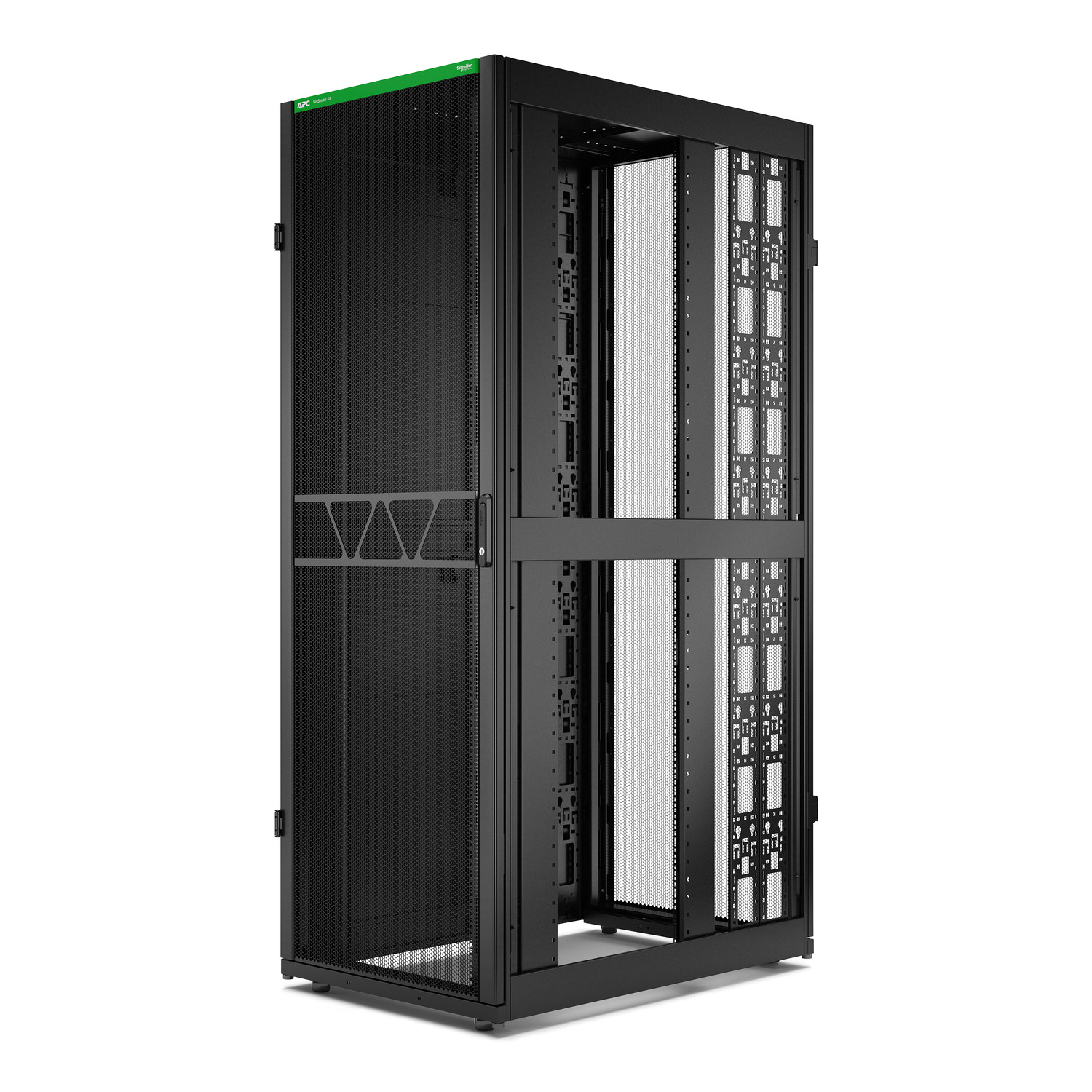 APC Rack Netshelter SX Server, 2e g�n�ration, 48U, 2 258H x 800L x 1 200D mm, avec panneaux lat�raux, noir