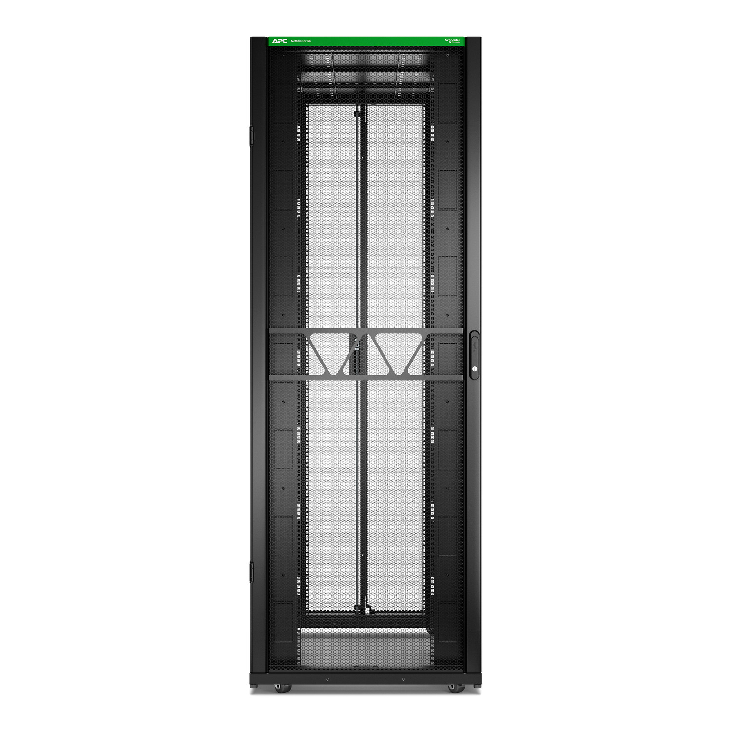 APC Rack Netshelter SX Server, 2e g�n�ration, 48U, 2 258H x 800L x 1 200D mm, avec panneaux lat�raux, noir