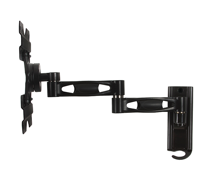 B-TECH Ventry BTV504 - Befestigungskit (Wandmontage, Doppelschwingarm) - f�r Flachbildschirm - Schwarz - Bildschirmgr��e: bis zu 107 cm (bis zu 42 Zoll)