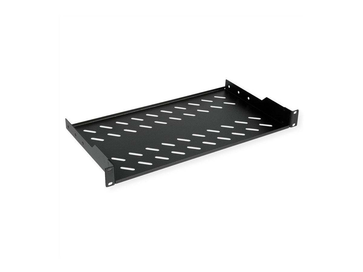 ROLINE Rack - Regal - 250 mm tief, Tragf�higkeit 15 kg - RAL 9005, Jet Black - 1U - 48.3 cm (19)