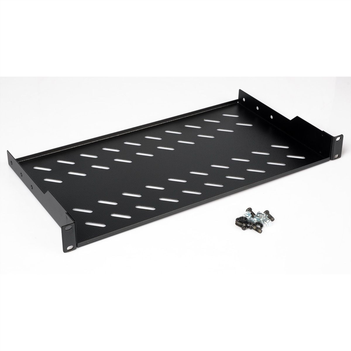 ROLINE Rack - Regal - 250 mm tief, Tragf�higkeit 15 kg - RAL 9005, Jet Black - 1U - 48.3 cm (19)