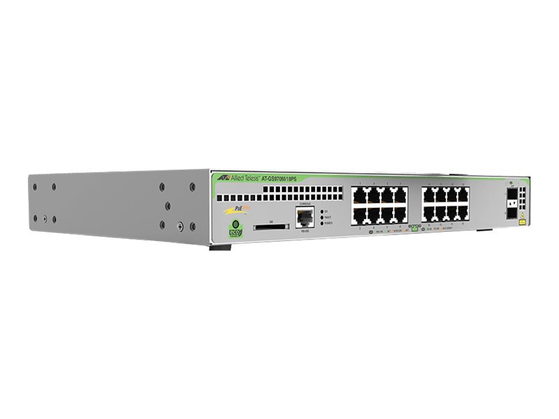 Allied Telesis AT-GS970M/18PS-50 Managed L3 Gigabit Ethernet (10/100/1000) 1U Grey