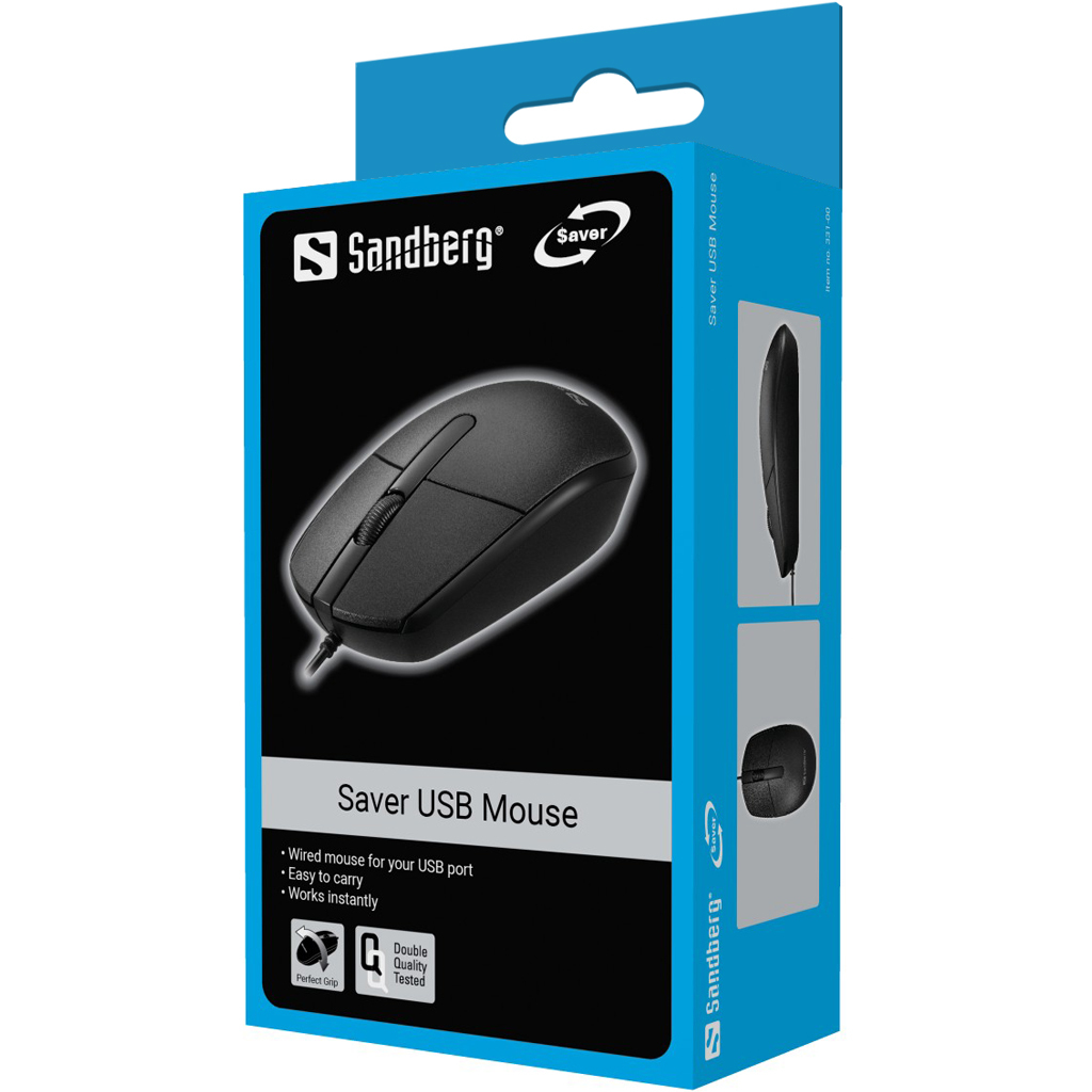 Sandberg 331-00 mouse Ufficio Ambidestro USB tipo A 1200 DPI