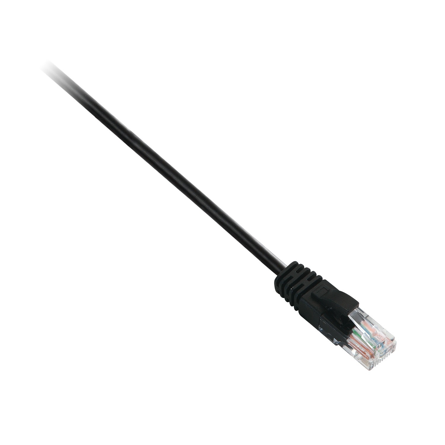 V7 Cble RJ45 Cat6 non blind (UTP) RJ45 mle vers RJ45 mle, noir 1m 3.3ft