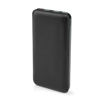 Nedis UPBKPD10000BK - 10000 mAh - Lithium Polymer (LiPo) - 3,7 V - 18 W - Schwarz