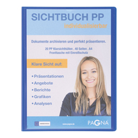 Pagna Office Sichtbuch DIN A4 20 Hllen blau