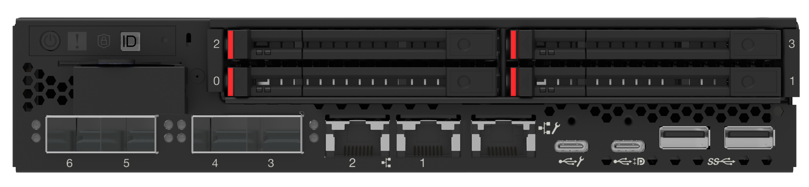 Lenovo ThinkEdge SE350 V2 servidor Bastidor (1U) Intel Xeon D D-2733NT 2,1 GHz 32 GB DDR4-SDRAM 300 W