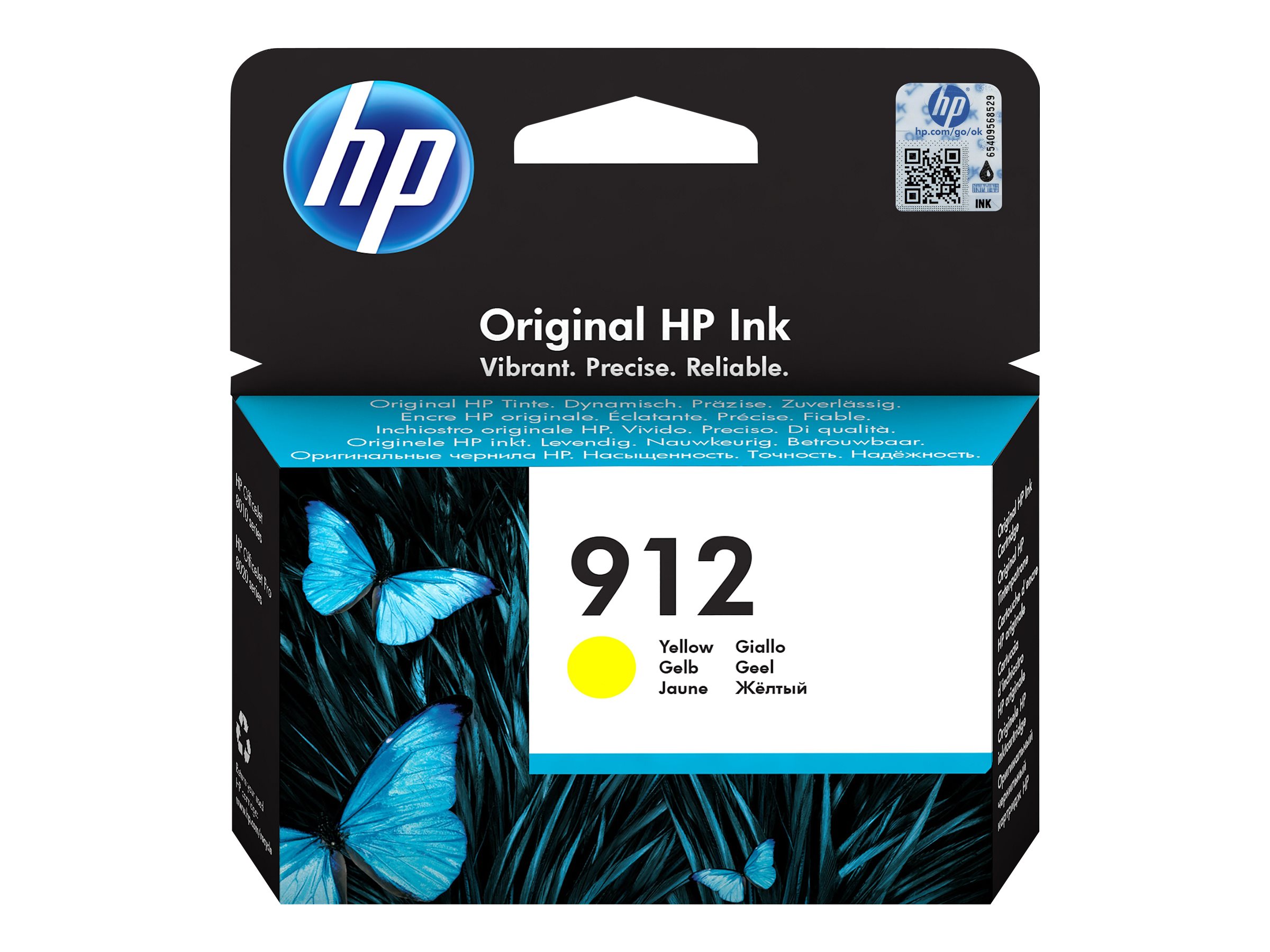 HP Cartucho de tinta Original 912 amarillo