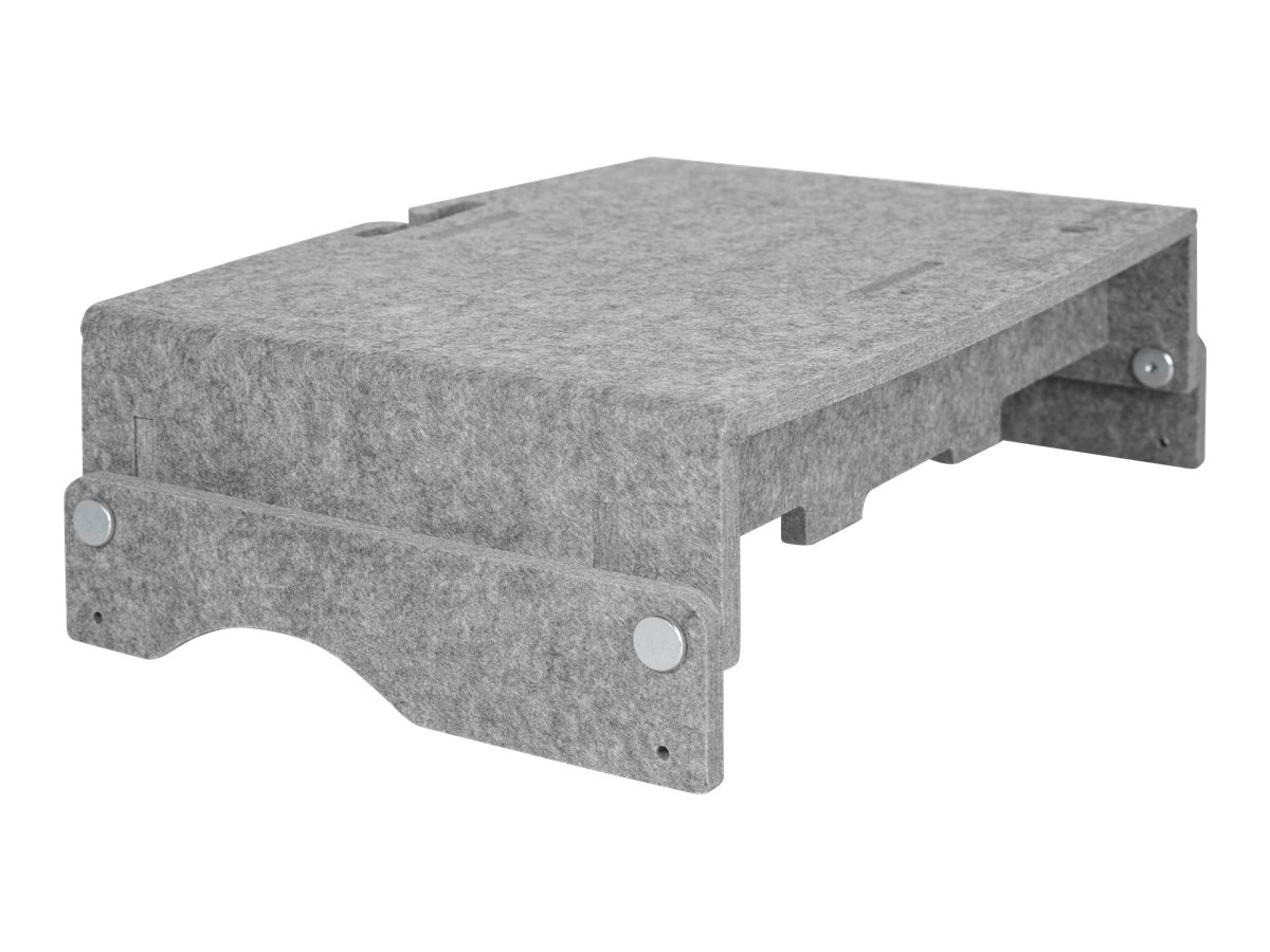 BakkerElkhuizen Q-riser 110 Circular 43.2 cm (17) Grey Desk