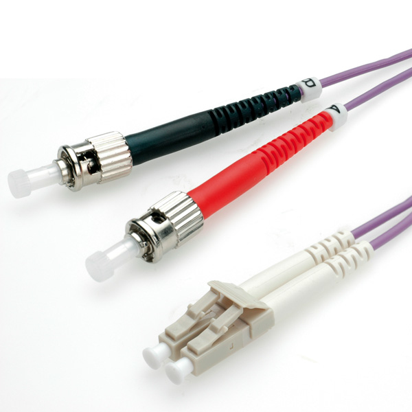 Value LC/ST OM4 5m cavo a fibre ottiche Viola