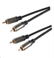 ShiverPeaks BS20-41155 - 2 x RCA - Mnnlich - 2 x RCA - Mnnlich - 1,5 m - Schwarz