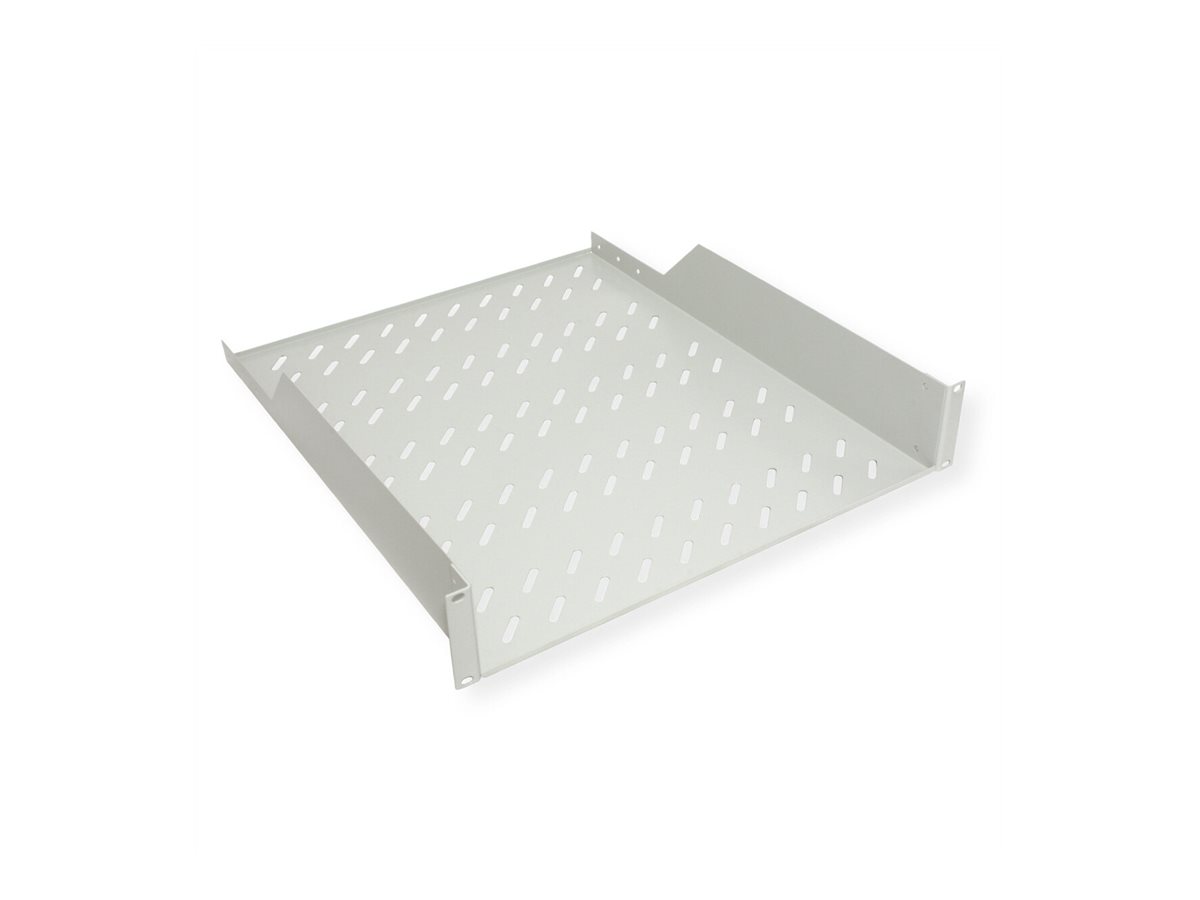 ROLINE Rack - Regal - 550 mm tief, Tragf�higkeit 25 kg - RAL 7035, Hellgrau - 2U - 48.3 cm (19)