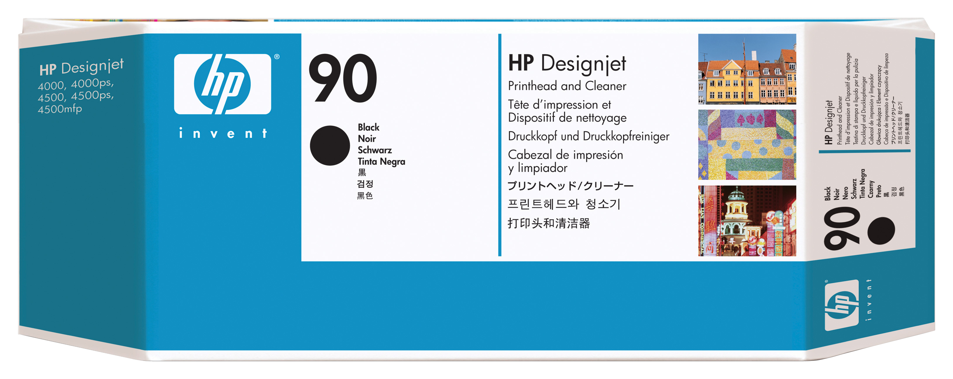 HP 90 - Schwarz - Druckkopf mit Reiniger - fr DesignJet 4000