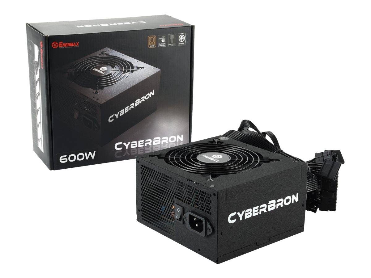 Enermax CyberBron power supply unit 600 W 24-pin ATX ATX Black