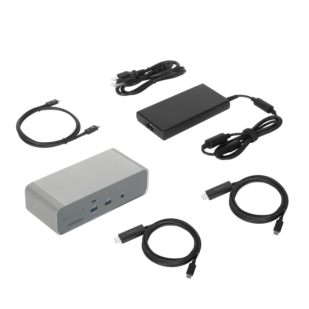 Targus DOCK230EUZ replicatore di porte e docking station per laptop Cablato Thunderbolt 5 Argento