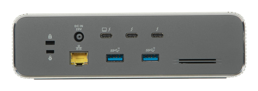 Targus DOCK230EUZ replicatore di porte e docking station per laptop Cablato Thunderbolt 5 Argento