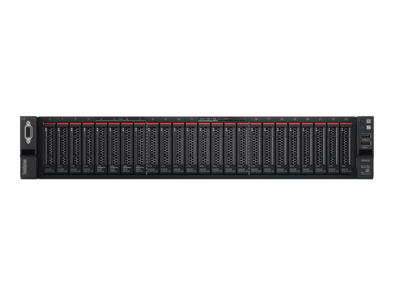 Lenovo ThinkSystem SR650 7X06 - Server - Rack-Montage - 2U - zweiweg - 1 x Xeon Silver 4215R / 3.2 GHz - RAM 32 GB - SAS - Hot-Swap 6.4 cm (2.5)