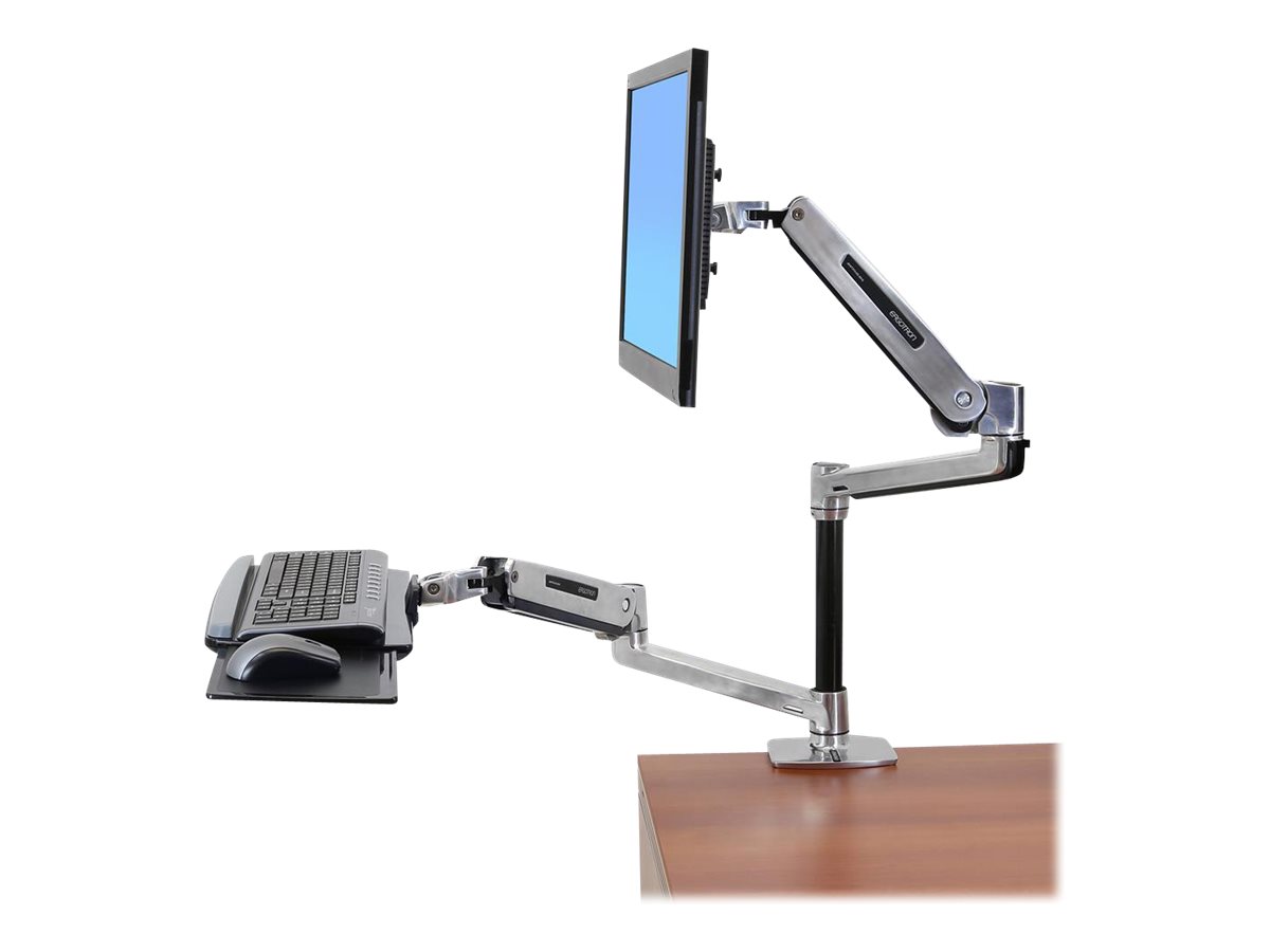 Ergotron LX Series 45-360-026 monitor mount / stand Metallic Desk