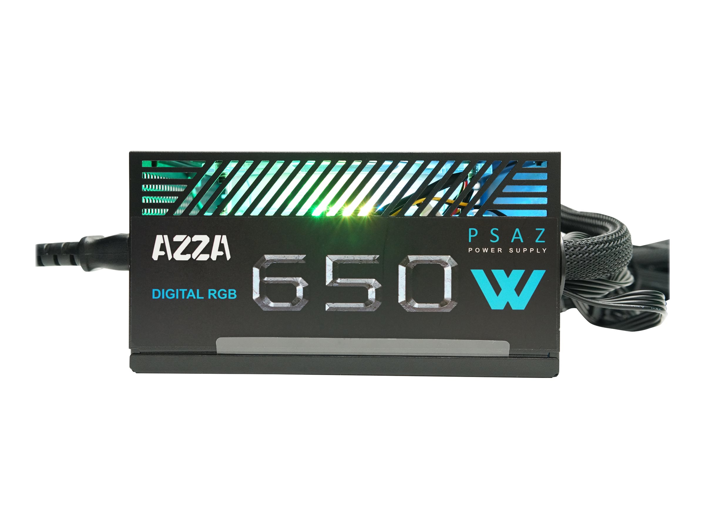 Azza PSAZ-650W(ARGB) power supply unit 20+4 pin ATX ATX Black