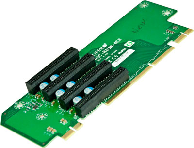 Supermicro RSC-R2UW-4E8 tarjeta y adaptador de interfaz Interno PCIe
