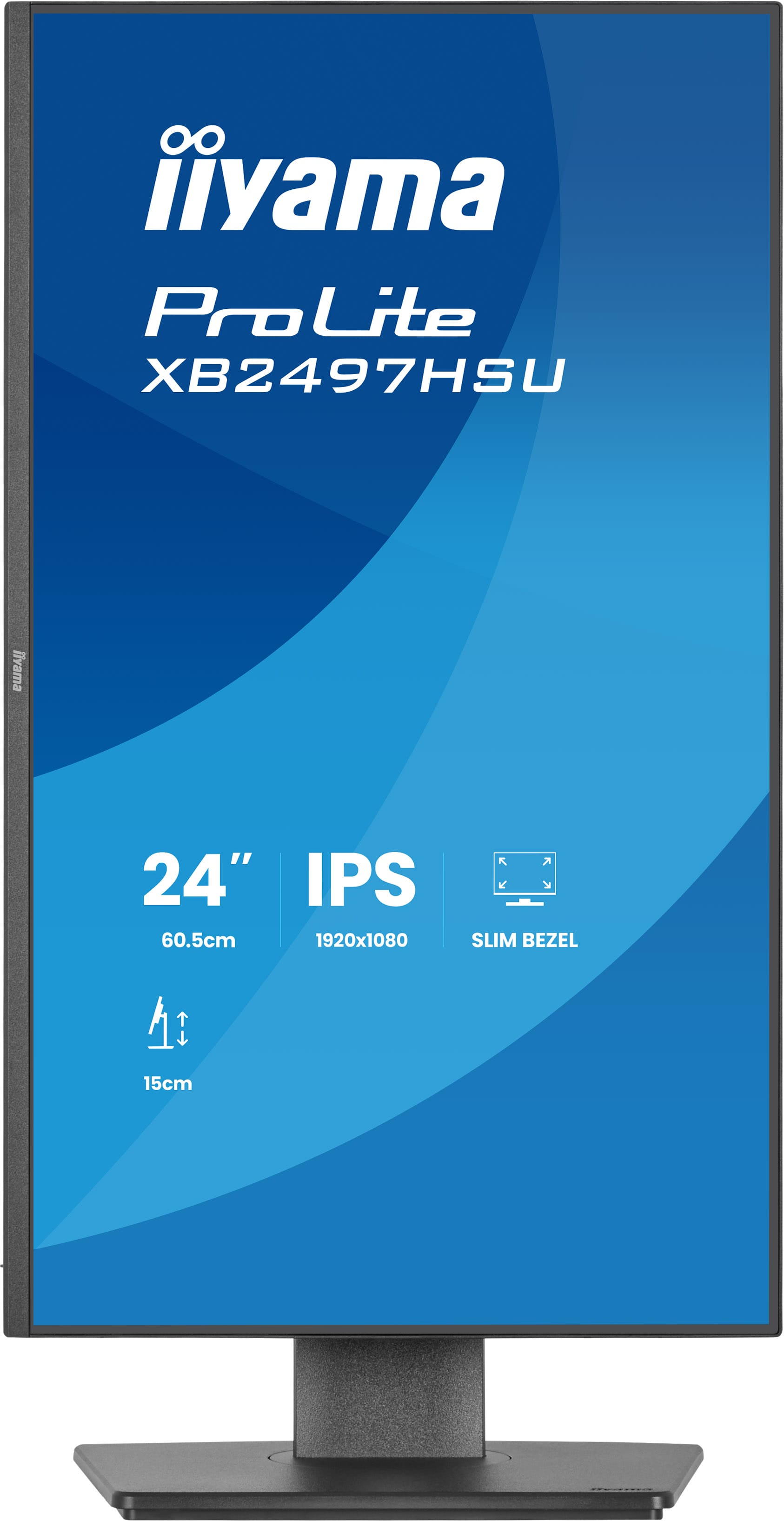 iiyama ProLite XB2497HSU-B1 �cran plat de PC 60,5 cm (23.8) 1920 x 1080 pixels Full HD Noir