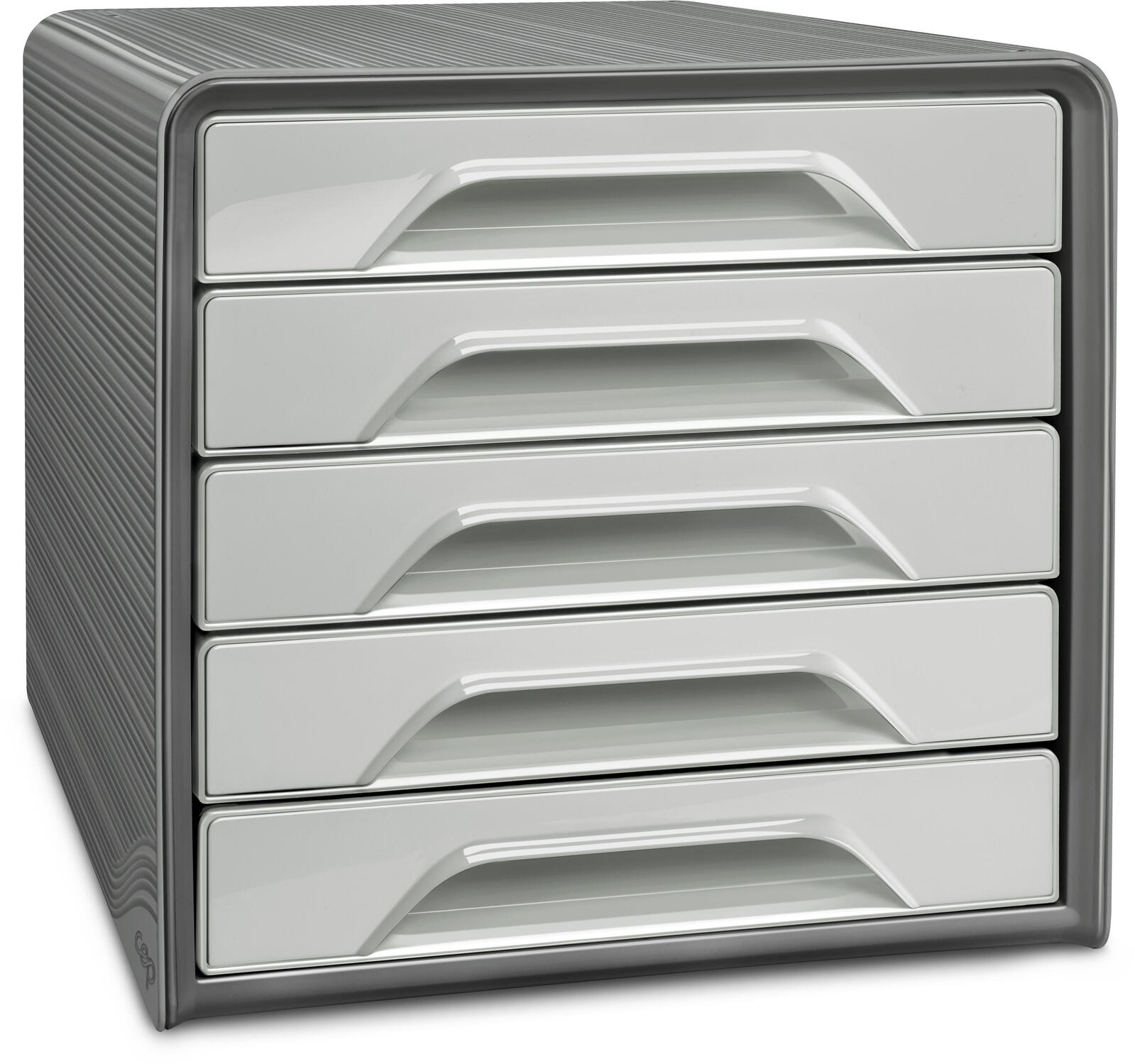 CEP Office Solution Schubladenbox Smoove lichtgrau mit 5 Schubladen 1071116361