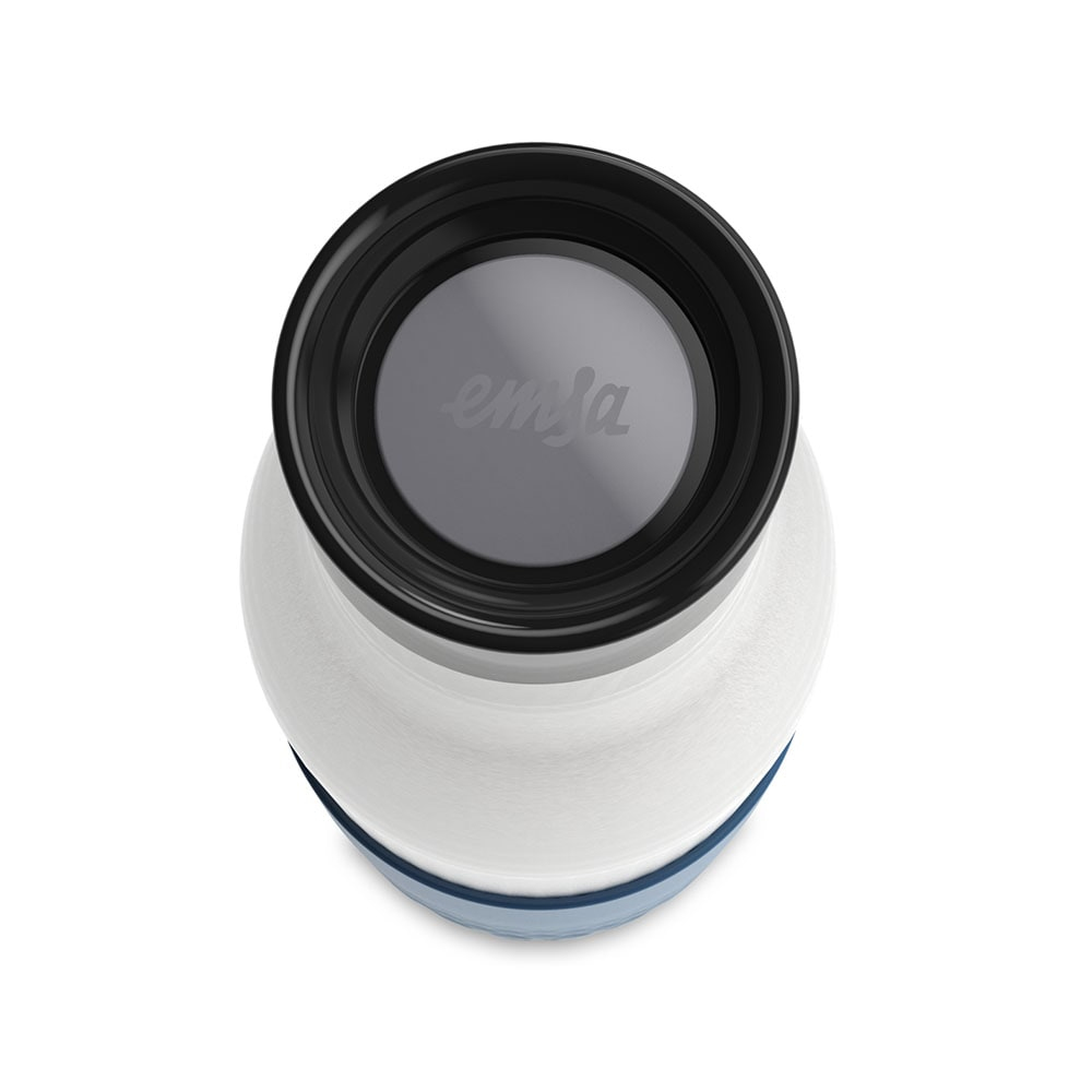 EMSA Bludrop Sleeve N3110700 - 500 ml - Fitness - Sport - Blau - Edelstahl - Edelstahl - Junge/Mdchen - 24 h