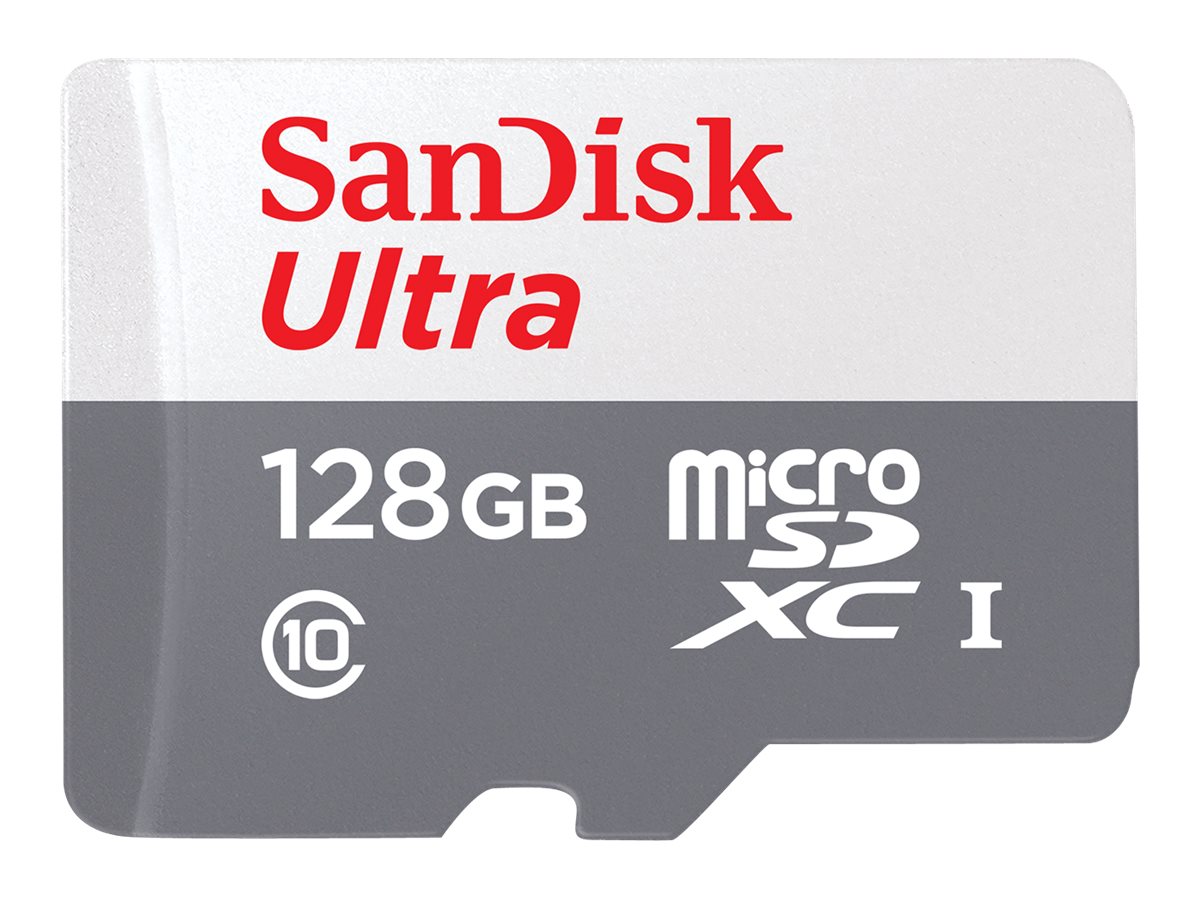 SanDisk SDSQUNR-128G-GN3MA  SanDisk Ultra microSD 128 Go MicroSDXC UHS-I  Classe 10