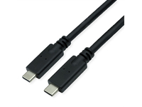 ROLINE USB3.2Gen2-kompatible Kabel Typ C-C ST/ST 10Gbit/s 100W 3m - Kabel - Digital/Daten