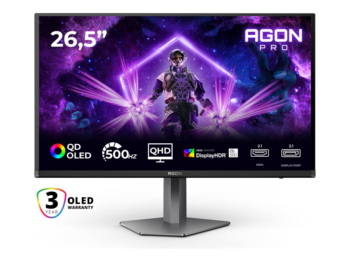 AOC AGON PRO AG276QKD2 - AG6 Series - OLED-Monitor - Gaming - 68.6 cm (27)