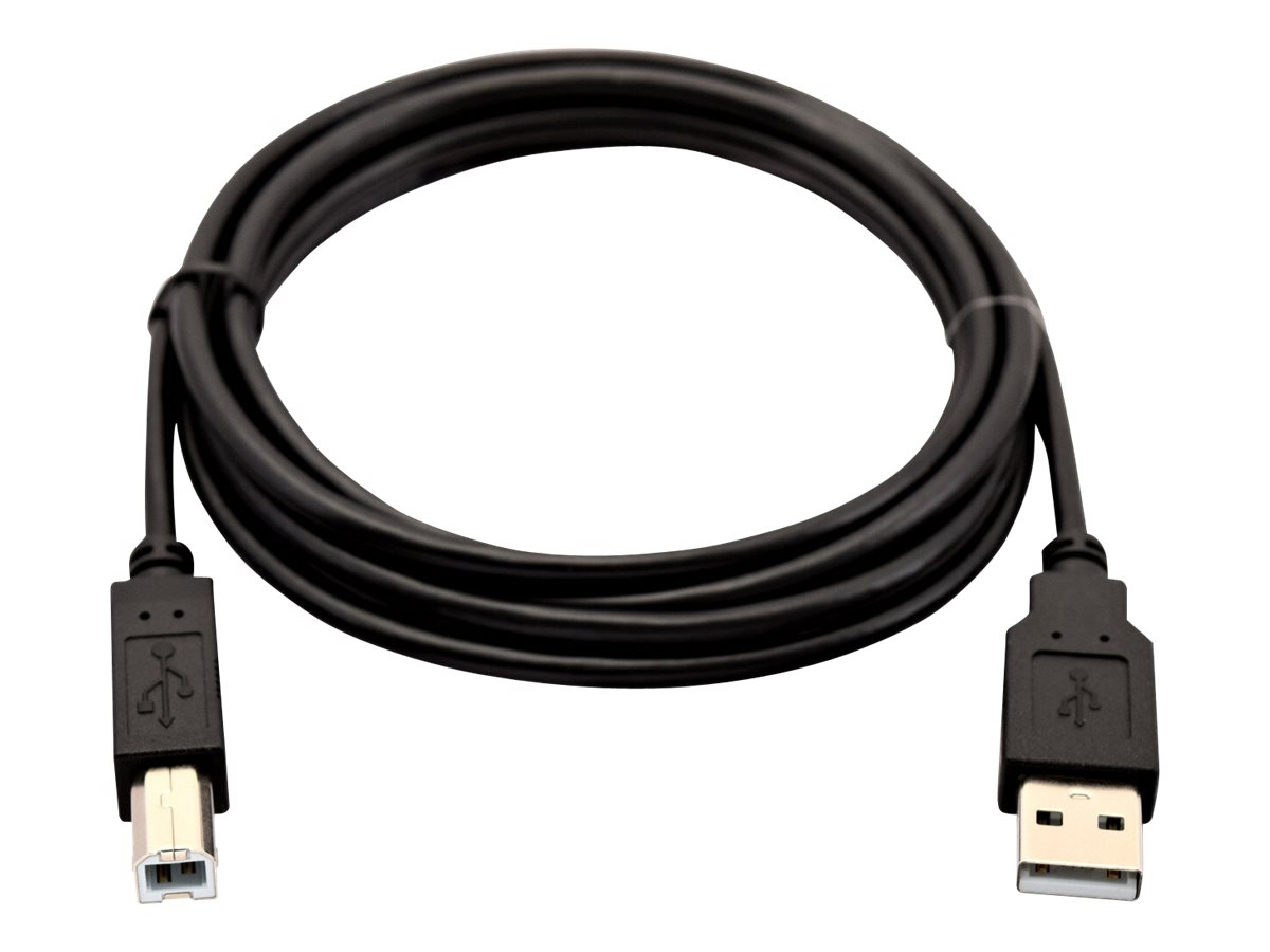 V7 Cble USB 2.0 A mle vers USB 2.0 B mle, noir 2m 6.6ft