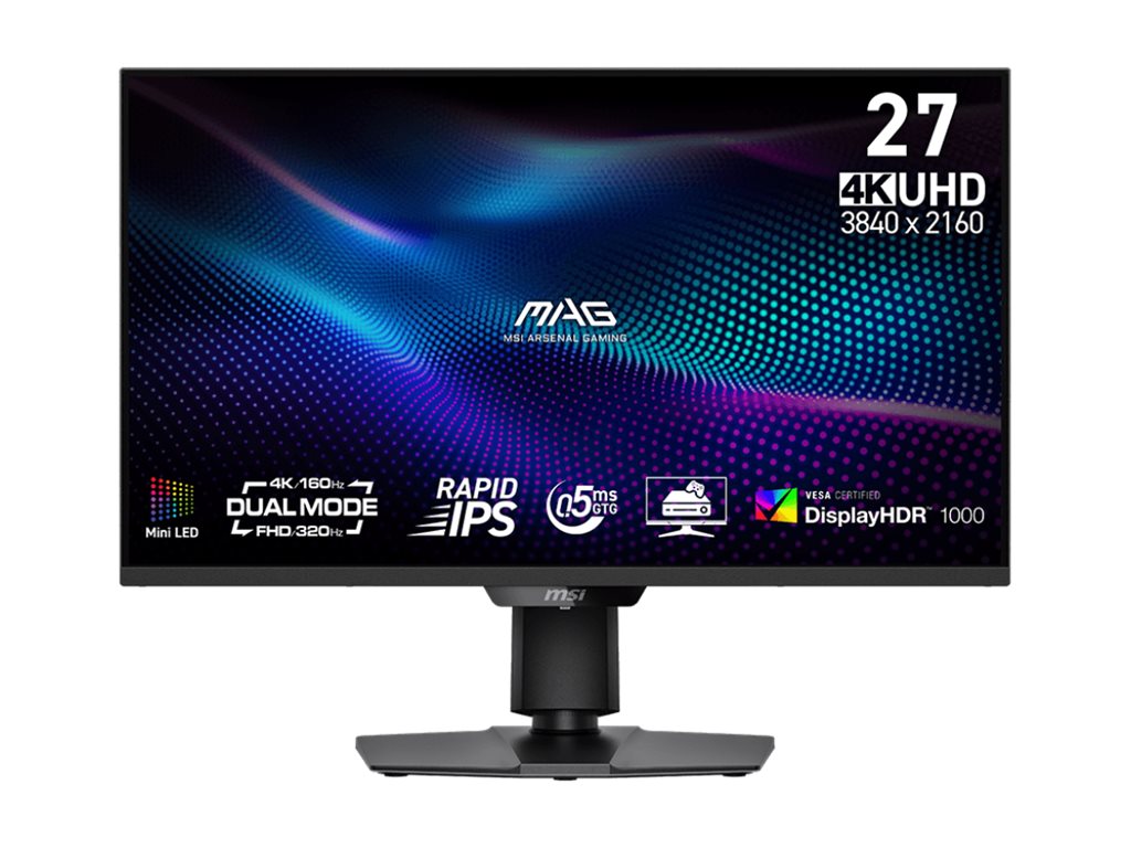 MSI MAG 274UPDFDE E16M computer monitor 68.6 cm (27) 3840 x 2160 pixels 4K Ultra HD LED Black