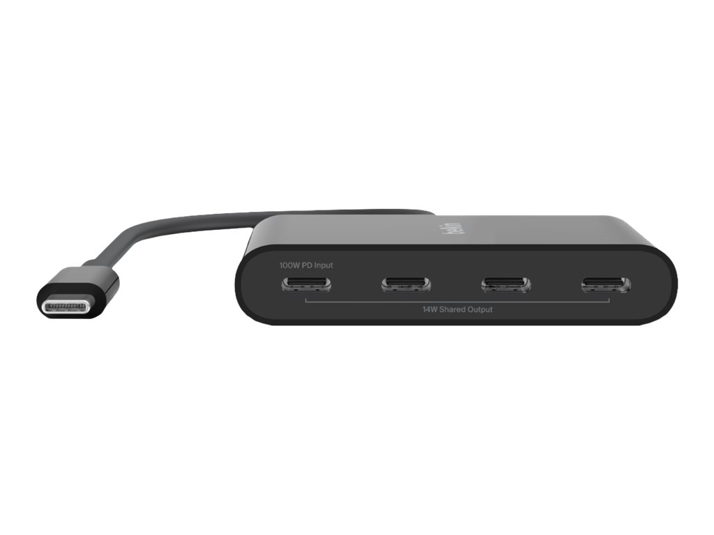 Belkin AVC018BTBK hub & concentrateur USB Type-C 10000 Mbit/s Noir