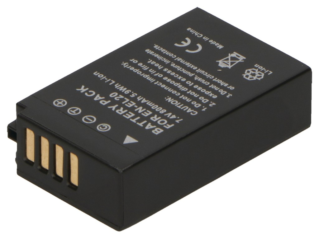 2-power Digital Camera Battery 7.4V 800mAh