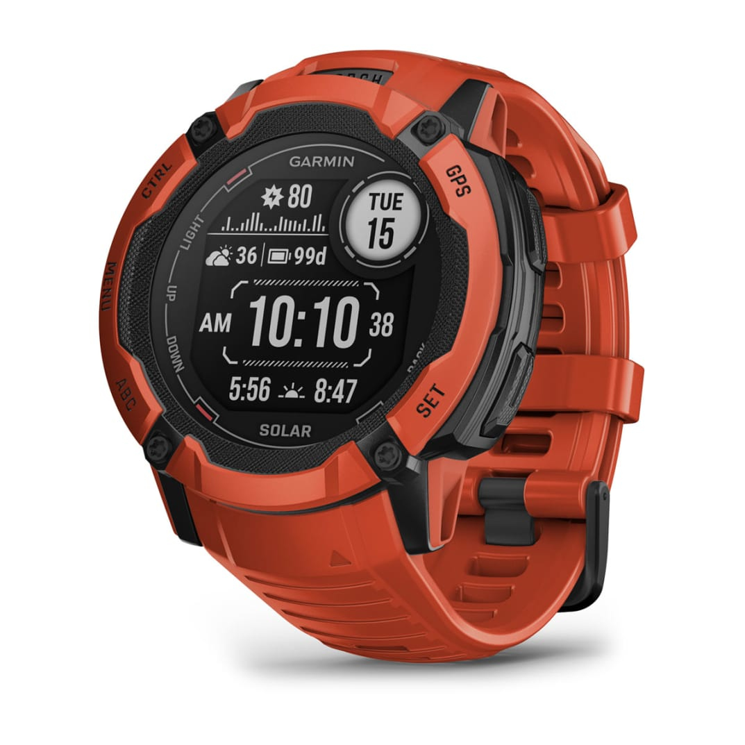 Garmin Instinct 2X Solar 2,79 cm (1.1) MIP 50 mm Rojo GPS (sat�lite)