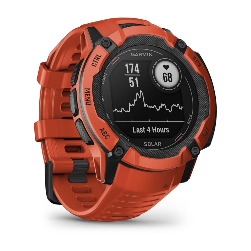 Garmin Instinct 2X Solar 2,79 cm (1.1) MIP 50 mm Rojo GPS (sat�lite)