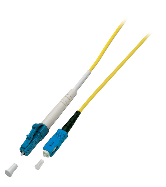 EFB Elektronik O0947.1 cavo a fibre ottiche 1 m LC SC OS2 Giallo
