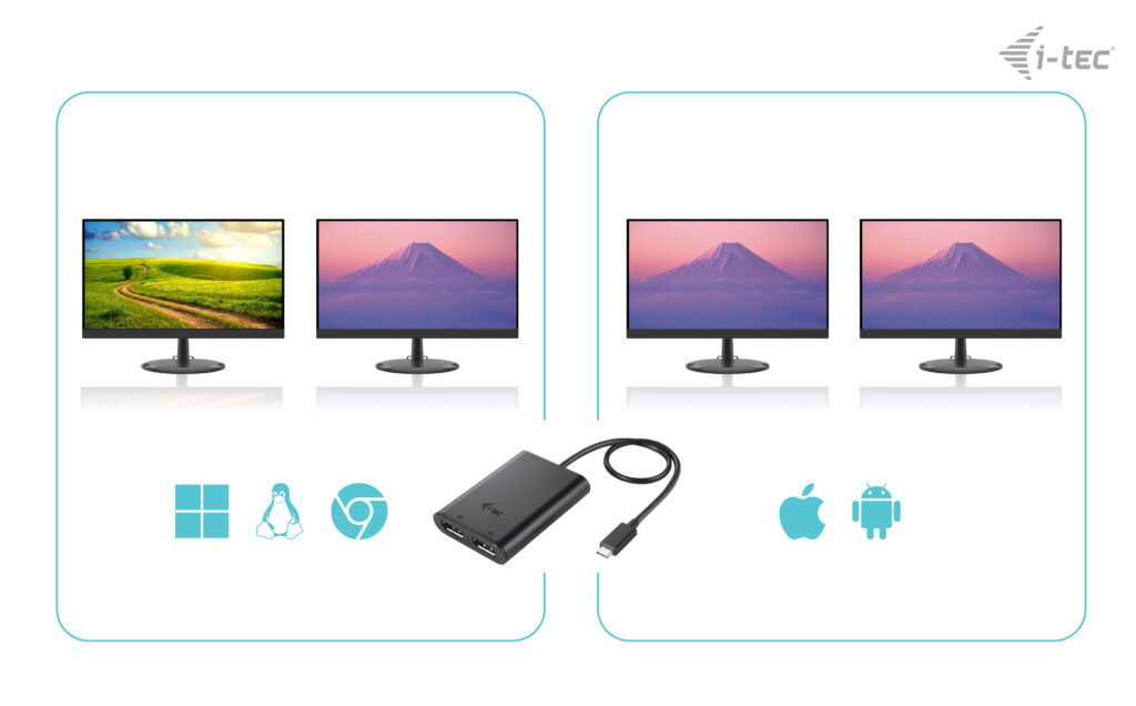 i-tec Dockingstation - USB-C / USB4 / Thunderbolt 3 / Thunderbolt 4
