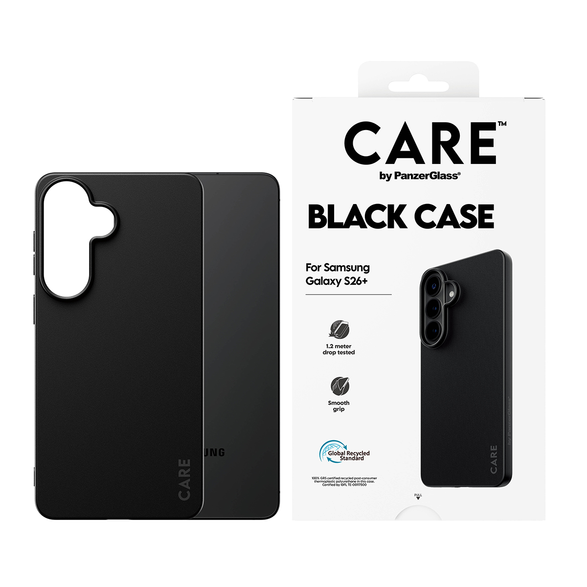 PanzerGlass CARE TPU Case Black Samsung Galaxy S26+