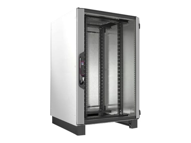 Rittal VX IT - Schrank Netzwerkschrank - Silber, RAL 7035, RAL 9005 - 24U - 48.3 cm (19)