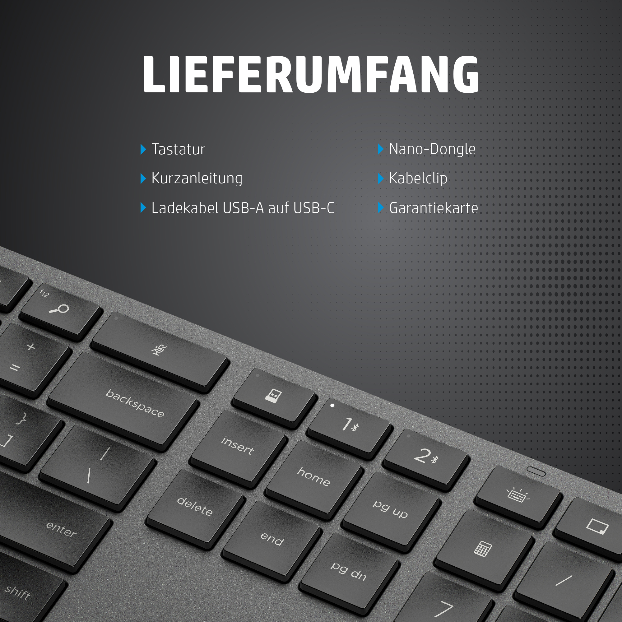 HP Clavier sans fil 975 double mode