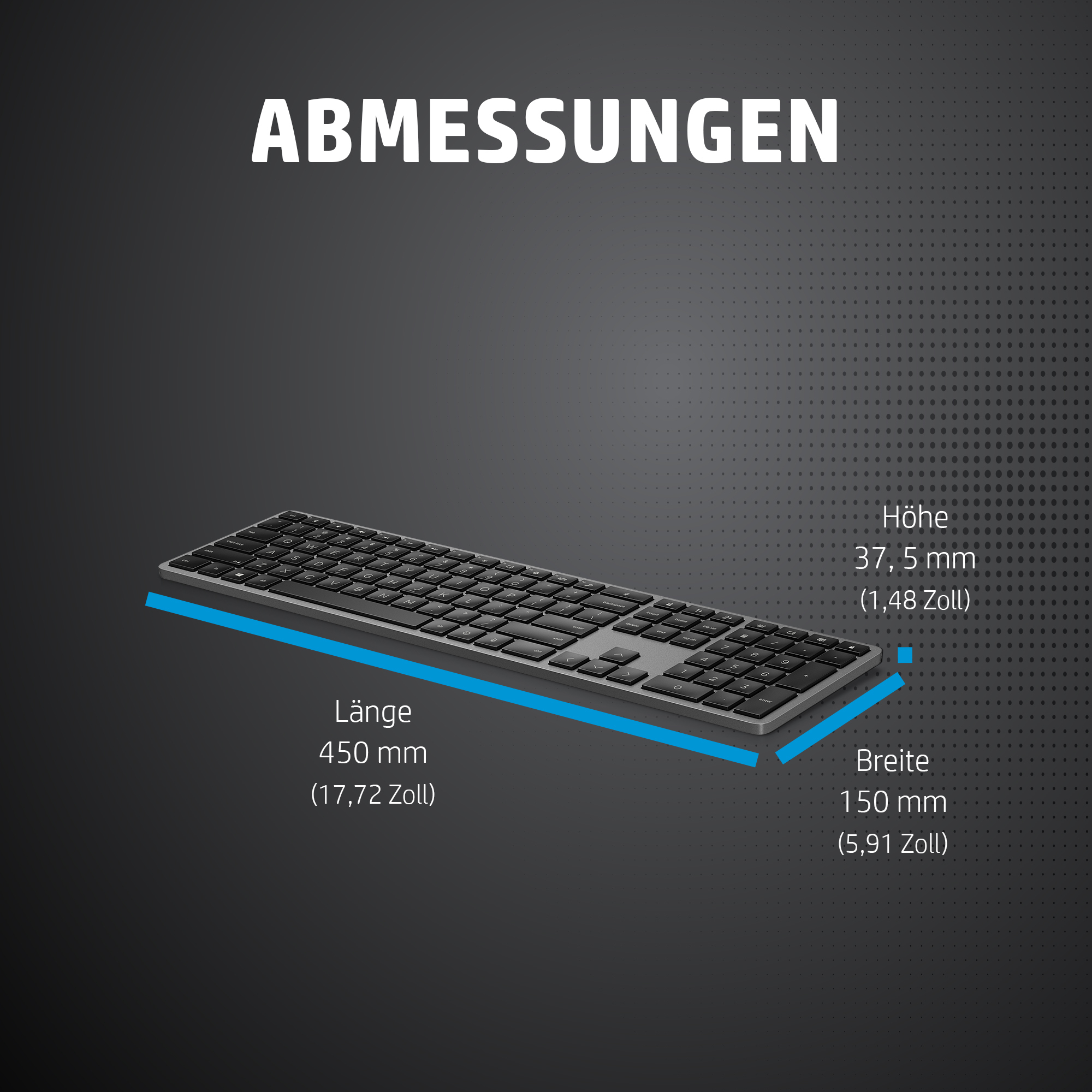 HP Clavier sans fil 975 double mode