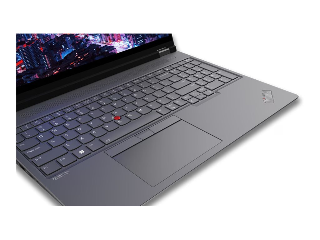 Lenovo ThinkPad P16 Gen 2 Intel Core i7 i7-14700HX Workstation mobile 40,6 cm (16) WQXGA 64 GB DDR5-SDRAM 1 TB SSD NVIDIA RTX 2000 Ada Wi-Fi 6E (802.11ax) Windows 11 Pro Nero
