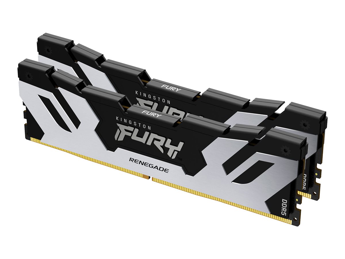 Kingston 96GB 6400MT/s DDR5 CL32 DIMM Kit of 2 FURY Renegade SilveP - 96 GB - DDR5