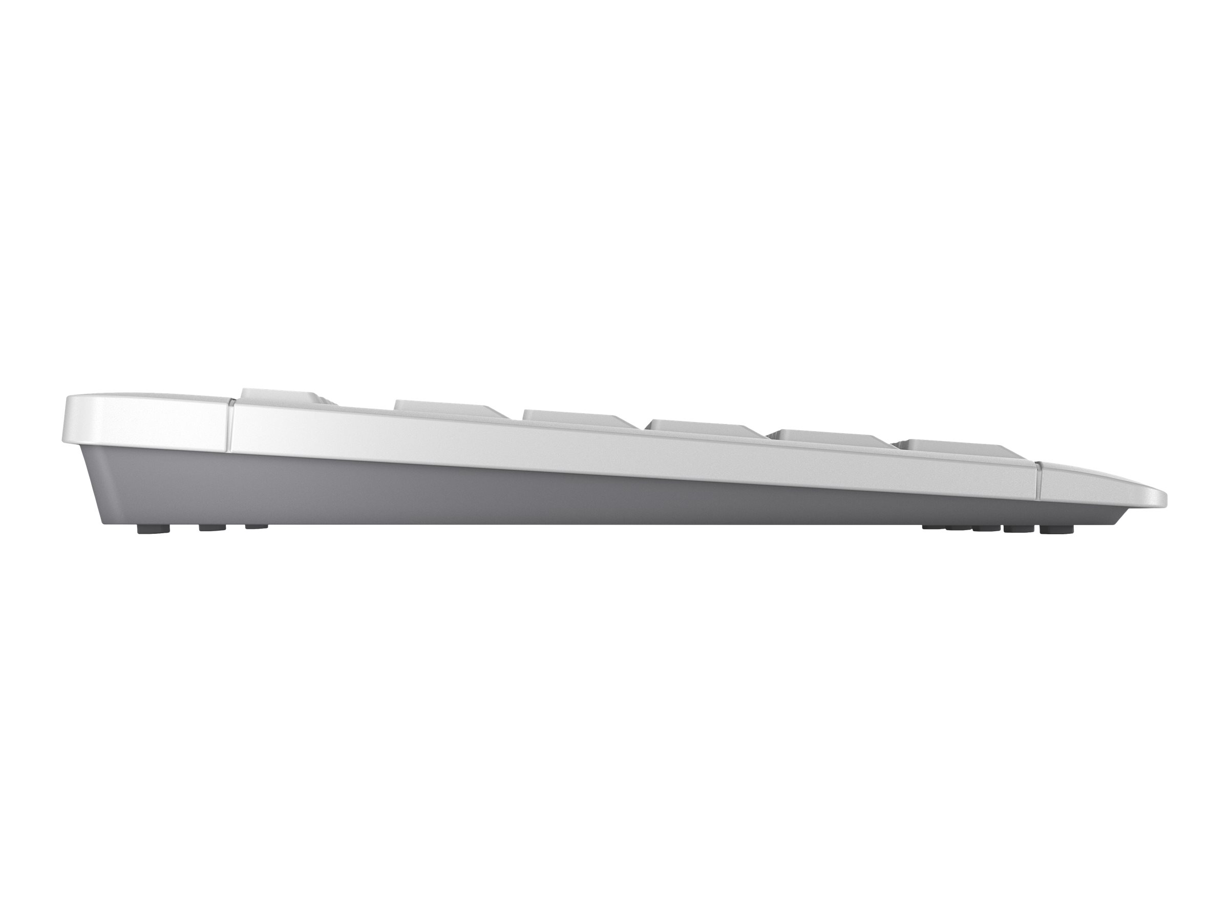 CHERRY Stream Desktop Recharge clavier Souris incluse RF sans fil AZERTY Belge Gris