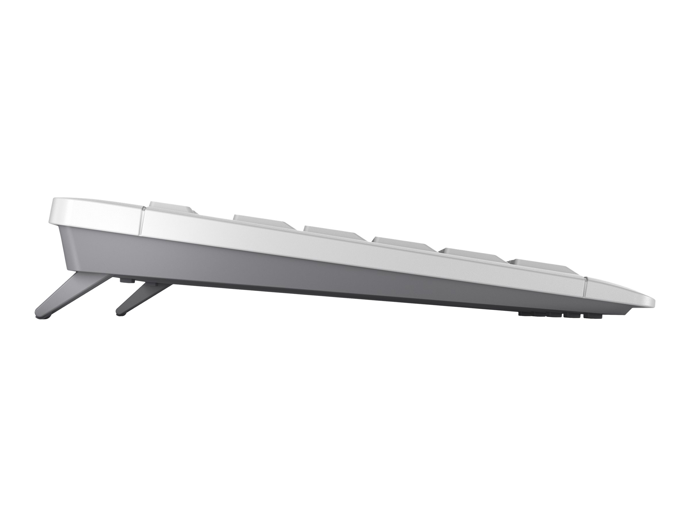 CHERRY Stream Desktop Recharge clavier Souris incluse RF sans fil AZERTY Belge Gris